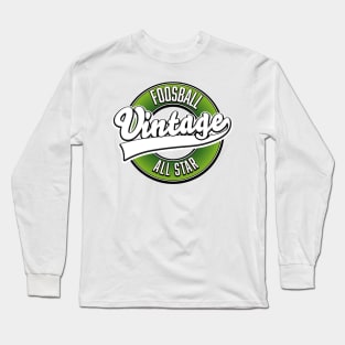 Foosball vintage all star logo Long Sleeve T-Shirt